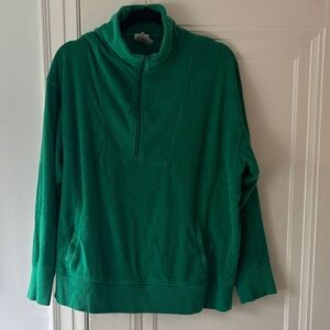 Aerie Vibrant Green Pullover EUC Sz L